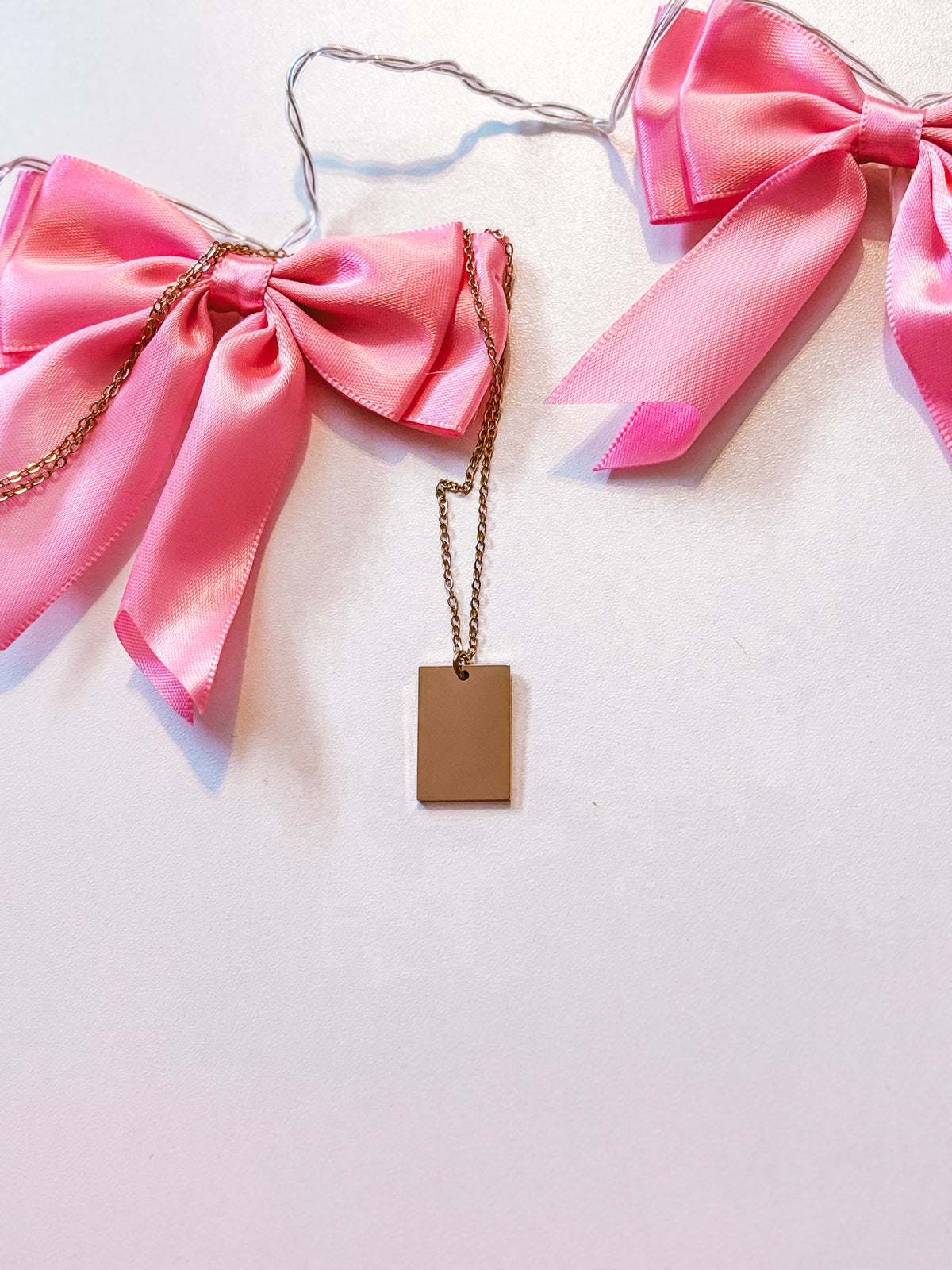 Rectangle necklace