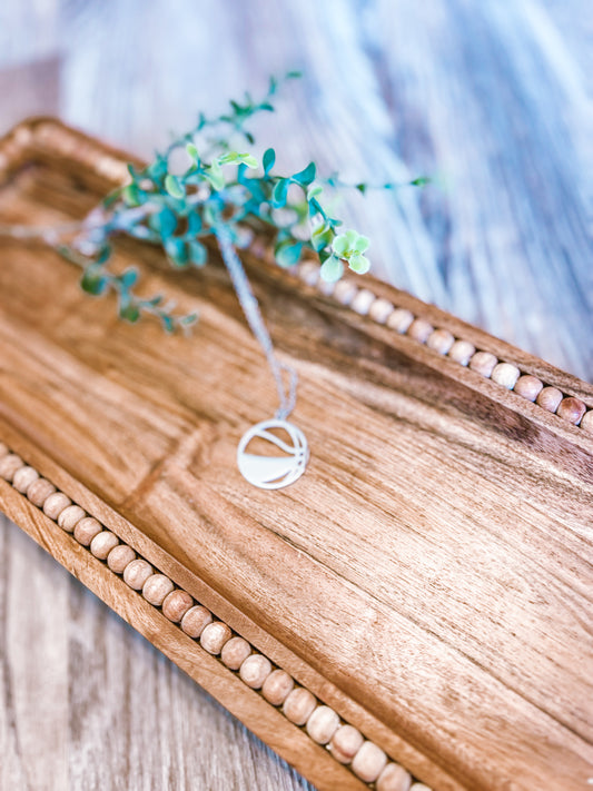 Basketball necklace
