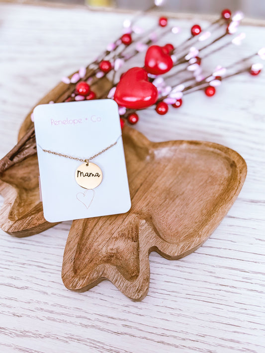 Round Mama Necklace