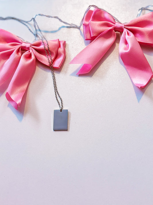 Rectangle necklace