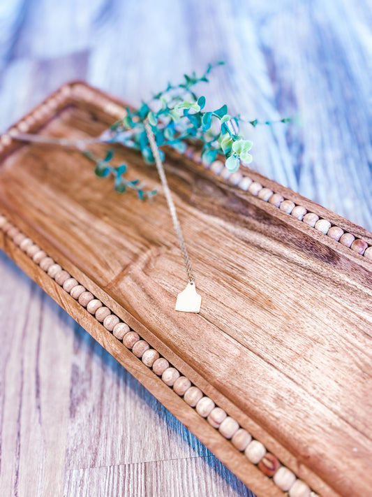 Ear Tag necklace