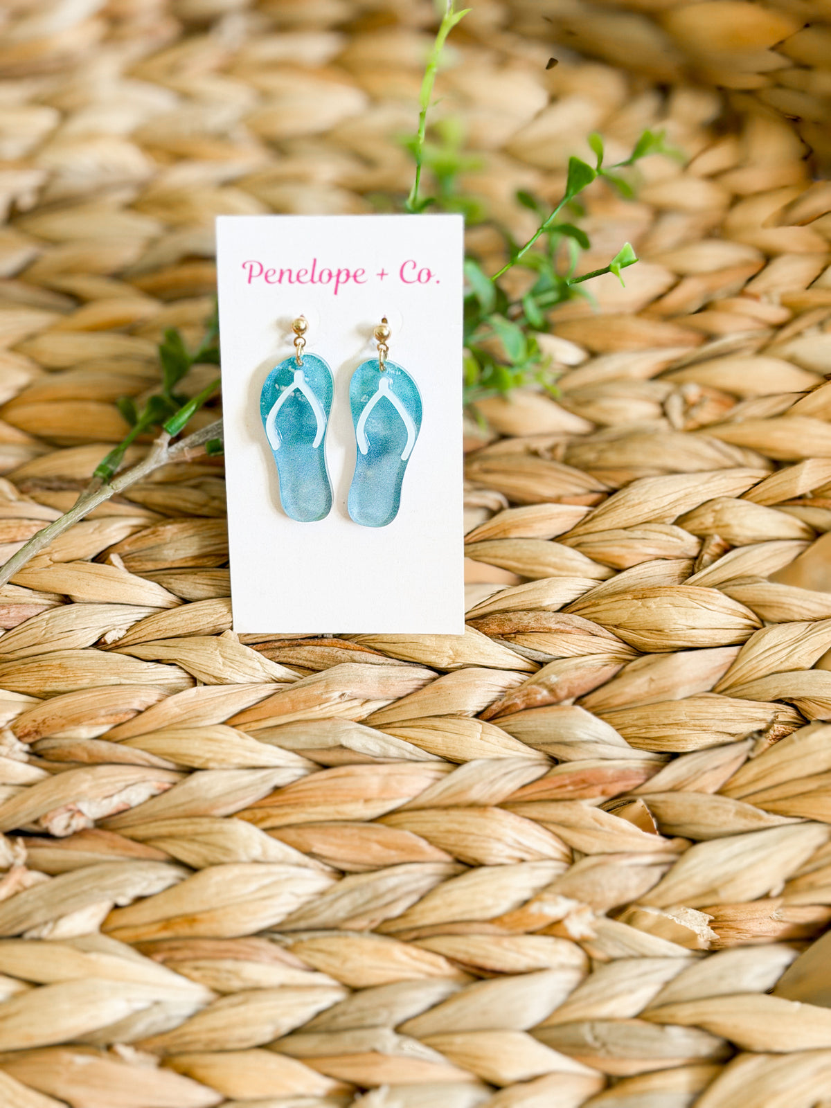 Beach Flip Flop Earrings